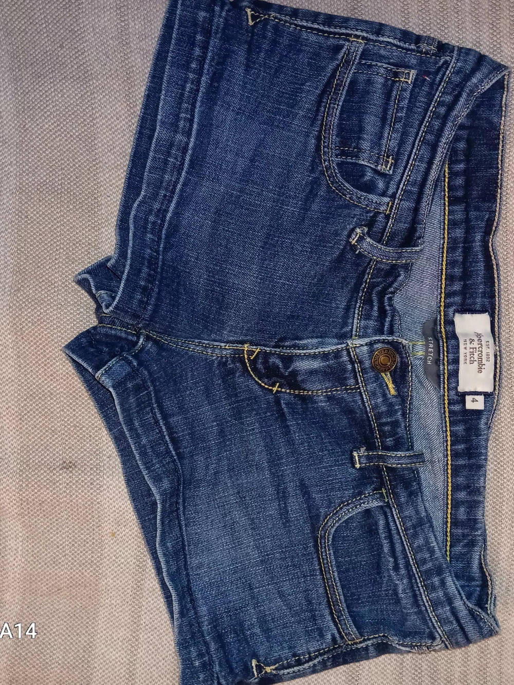 Abercrombie & Fitch Women’s Dark Blue Denim Shorts